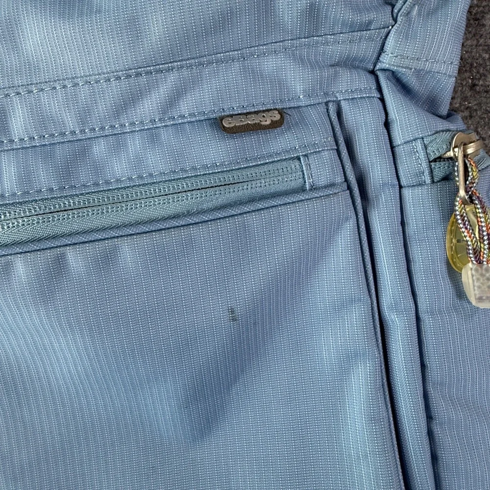 eBags Crossbody Messenger Bag Unisex Large Nylon Light Blue Tech Bag Gorpcore